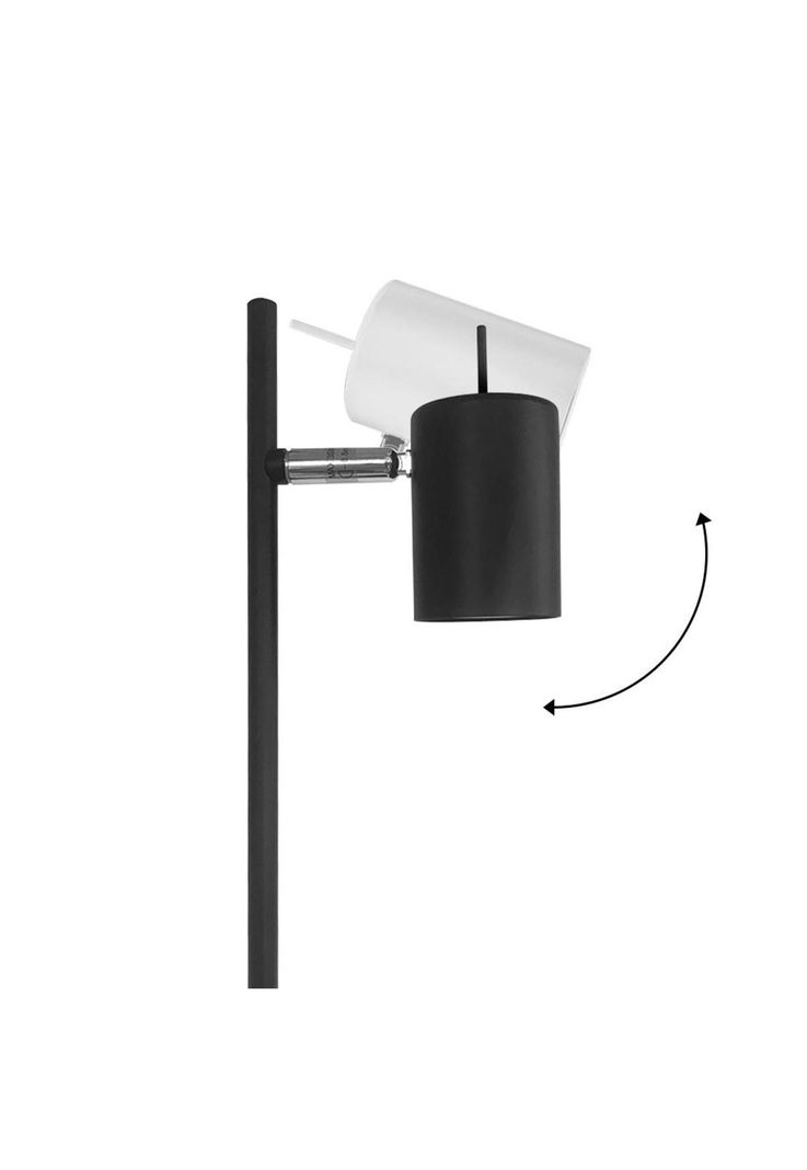 Lámpara Escritorio Silo 1 Luz Negro Mate-2