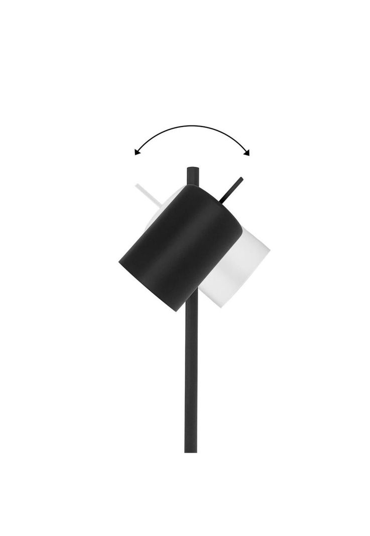Lámpara Escritorio Silo 1 Luz Negro Mate-3