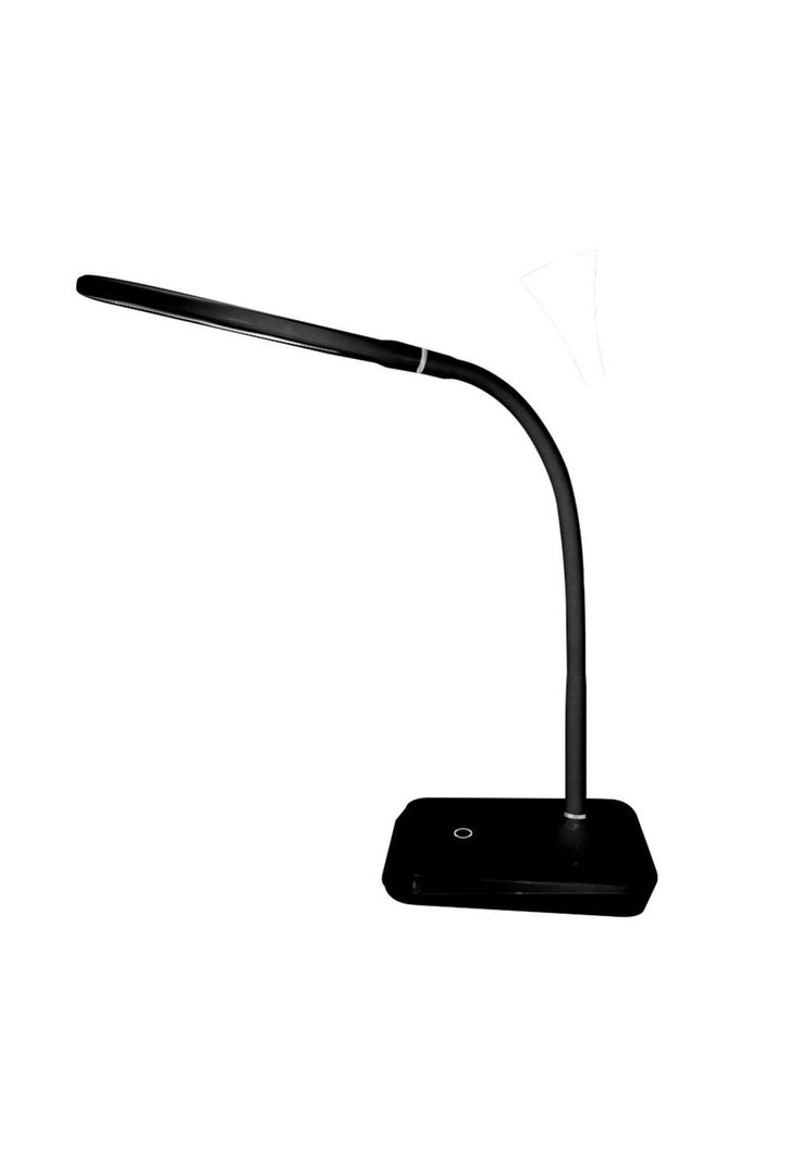 Lámpara Escritorio Tiber Led 5W Touch Cargador USB Negro-2