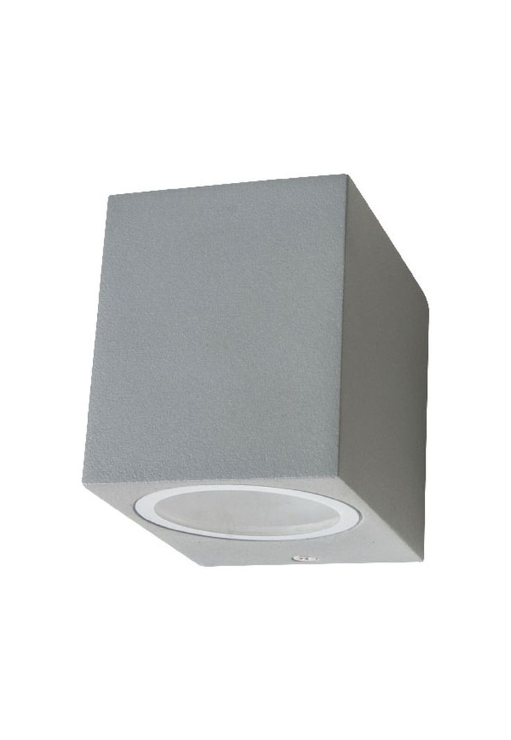 Aplique Hexos Unidireccional Aluminio Gris Ip44-1