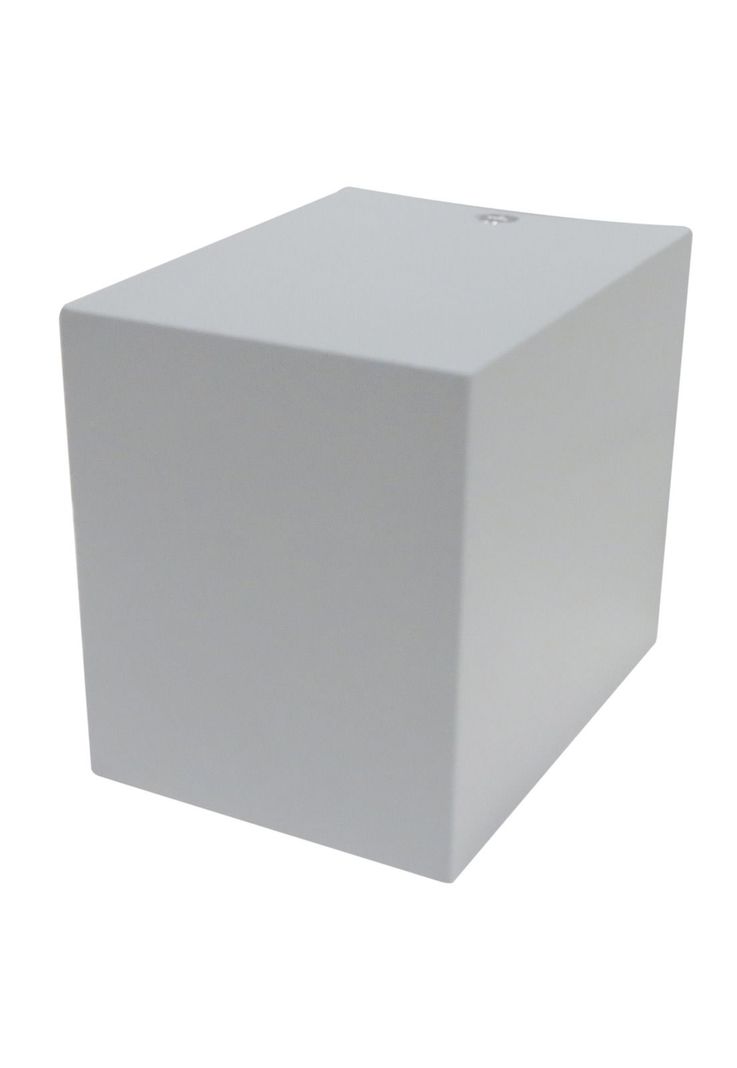 Aplique Hexos Unidireccional Aluminio Gris Ip44-2