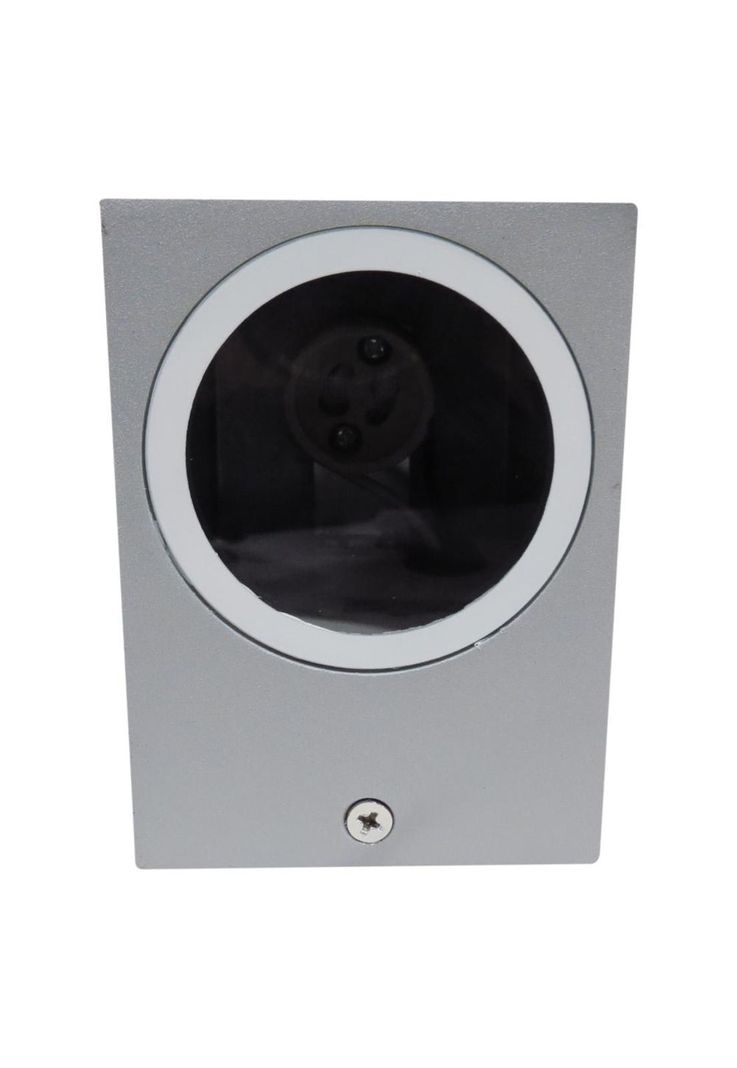 Aplique Hexos Unidireccional Aluminio Gris Ip44-3