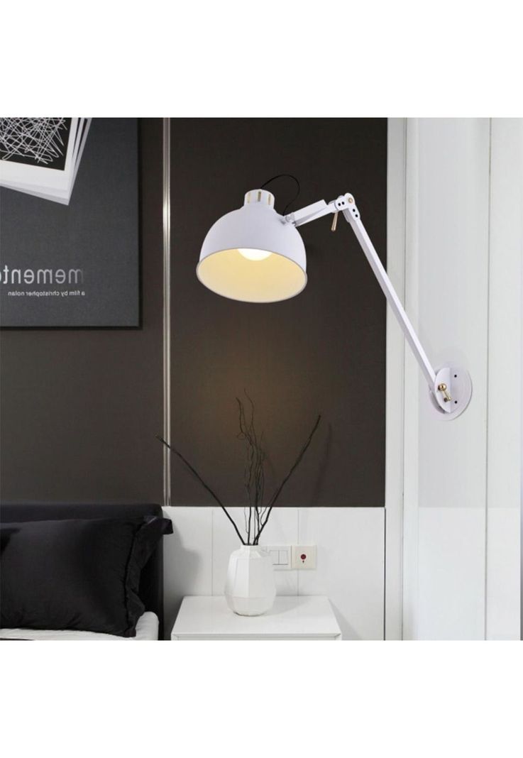 Lámpara De Pared Byp Lanark Blanco 25,5cm-1