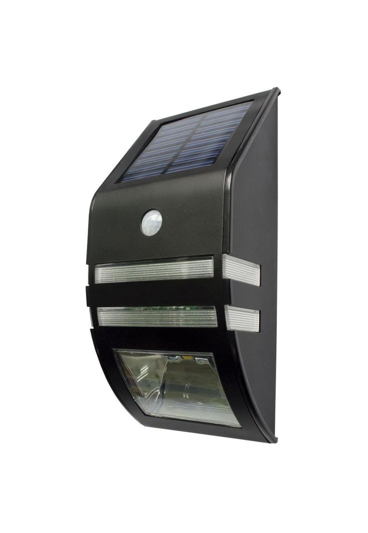 Aplique Muro Exterior Led Solar Con Sensor Doble Función-0