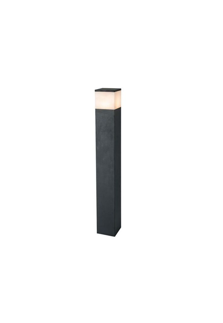 Farol Poste Cilene 80cm Aluminio Negro Mate Ip44