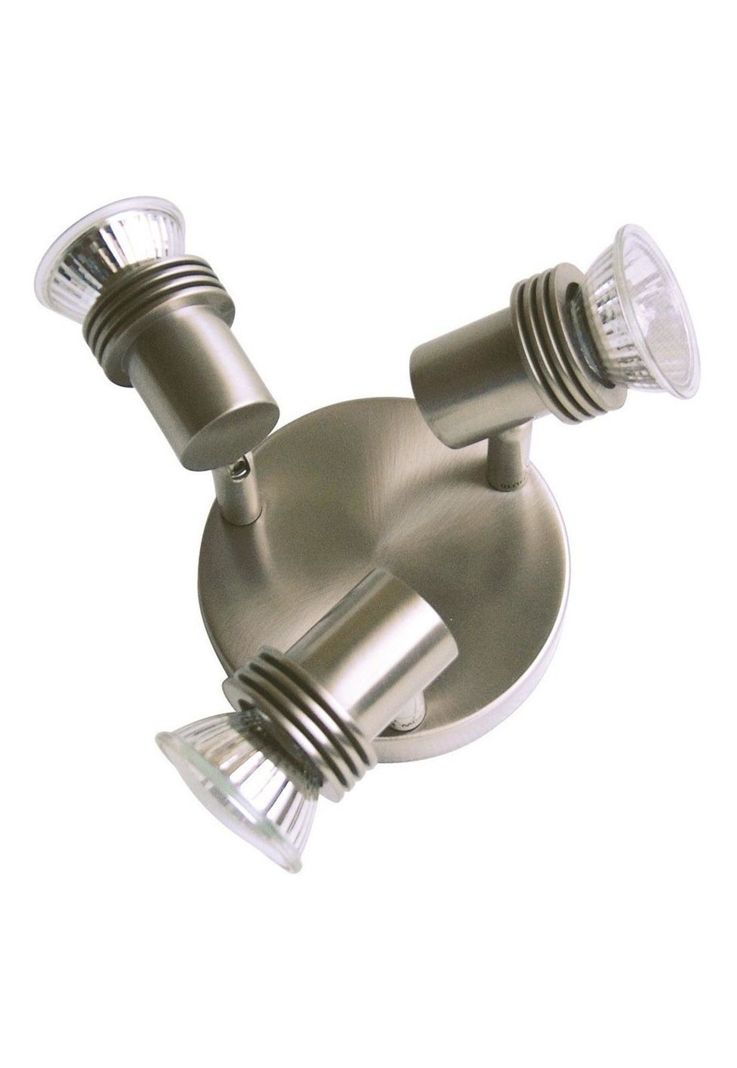 Plafón Hat Níquel Mate Gu10 3 Luces-1