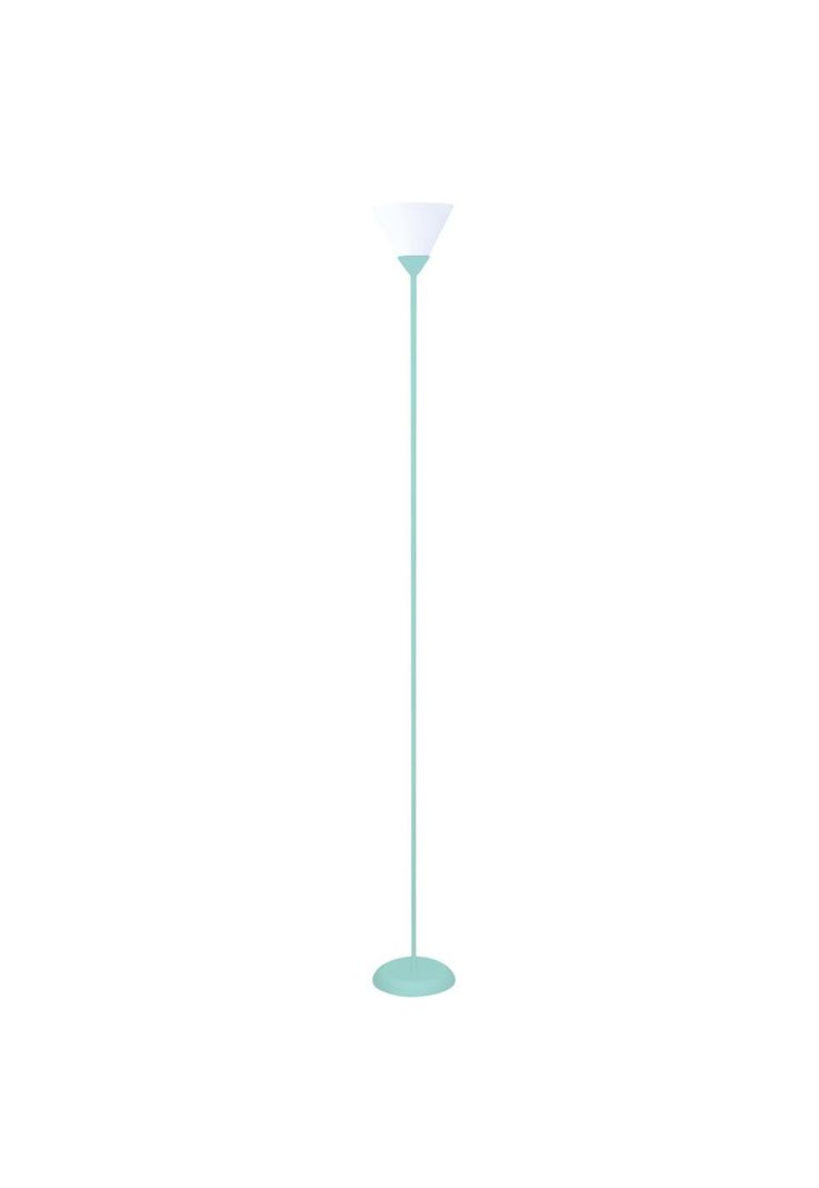 Lámpara De Pie Antorcha Verde Menta E27-0