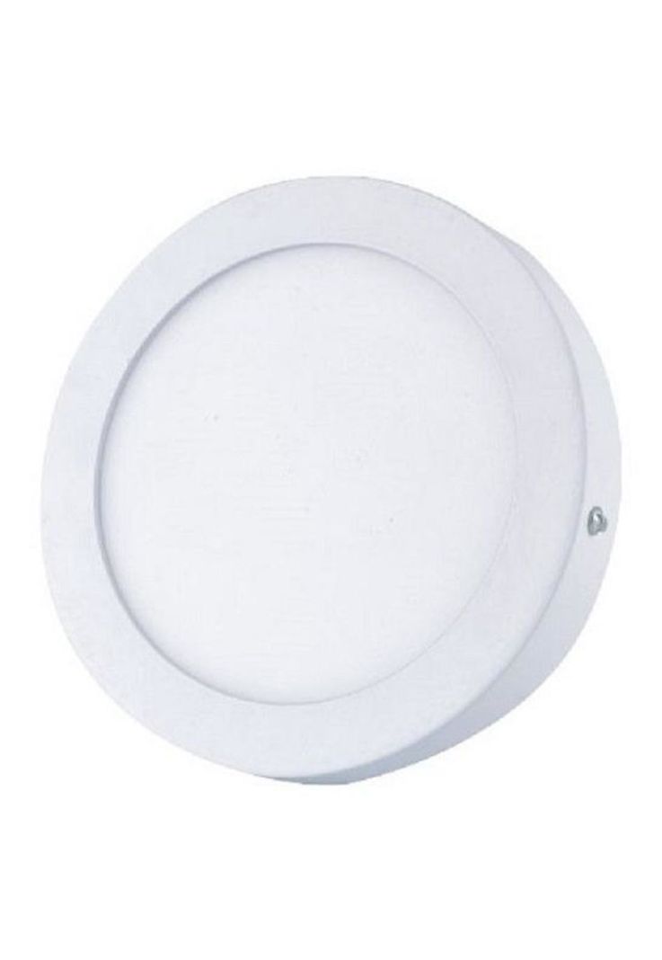 Panel Led Circular Basic 12w Luz Cálida Sobrepuesto D17cm-0