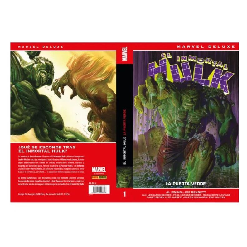Marvel Deluxe: El Inmortal Hulk N°1: La Puerta Verde-1