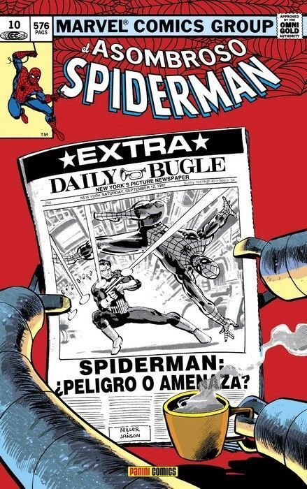 Marvel Gold Spiderman 10. Héroe O Amenaza
 ¿Peligro O Amenaza?-0