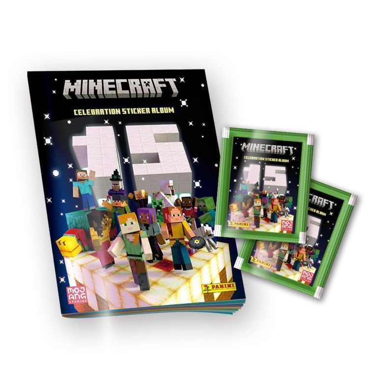 Pack Álbum + 24 Sobres Minecraft 15° Aniversario-0