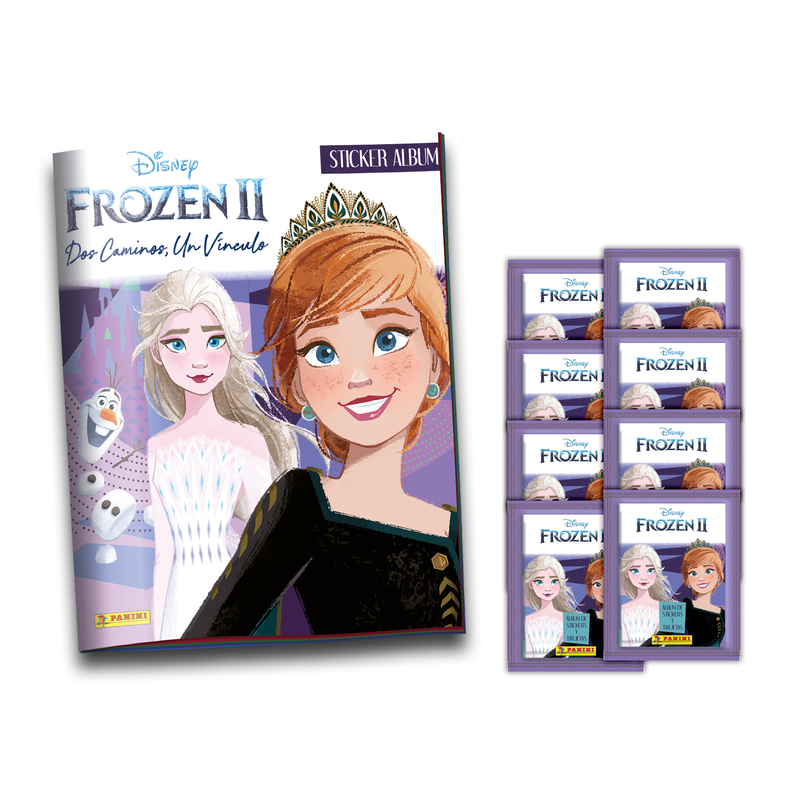 Pack Frozen II: Dos Caminos, Un Vínculo (1 Álbum + 25 Sobres)-0