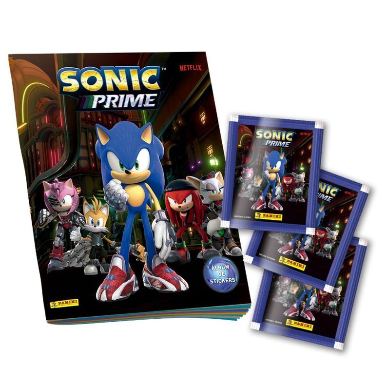 Pack Álbum + 20 Sobres Sonic Prime 2024-0