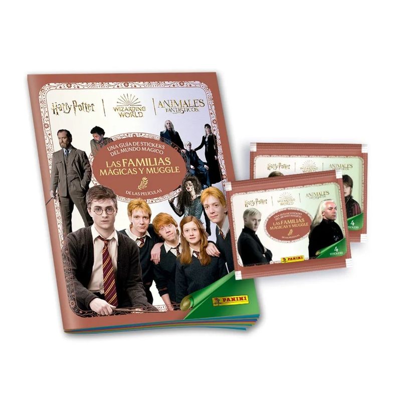 Pack Álbum + 20 Sobres Harry Potter - Las Familias Mágicas-0