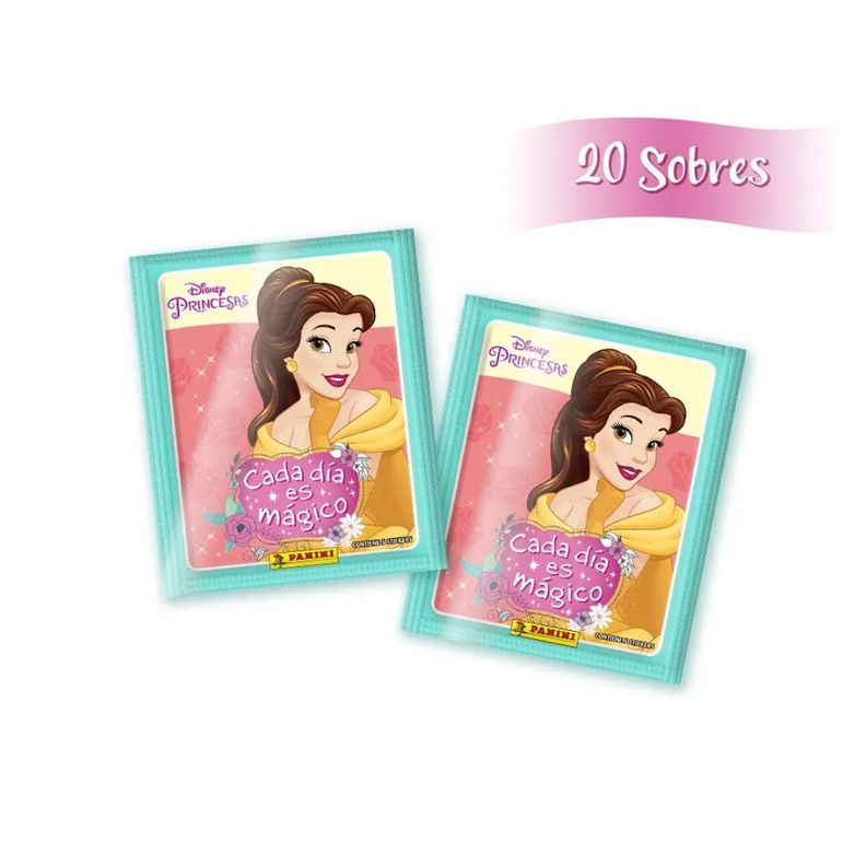 Pack Disney Princesas Cada Día es Mágico (Álbum + 20 Sobres)-1