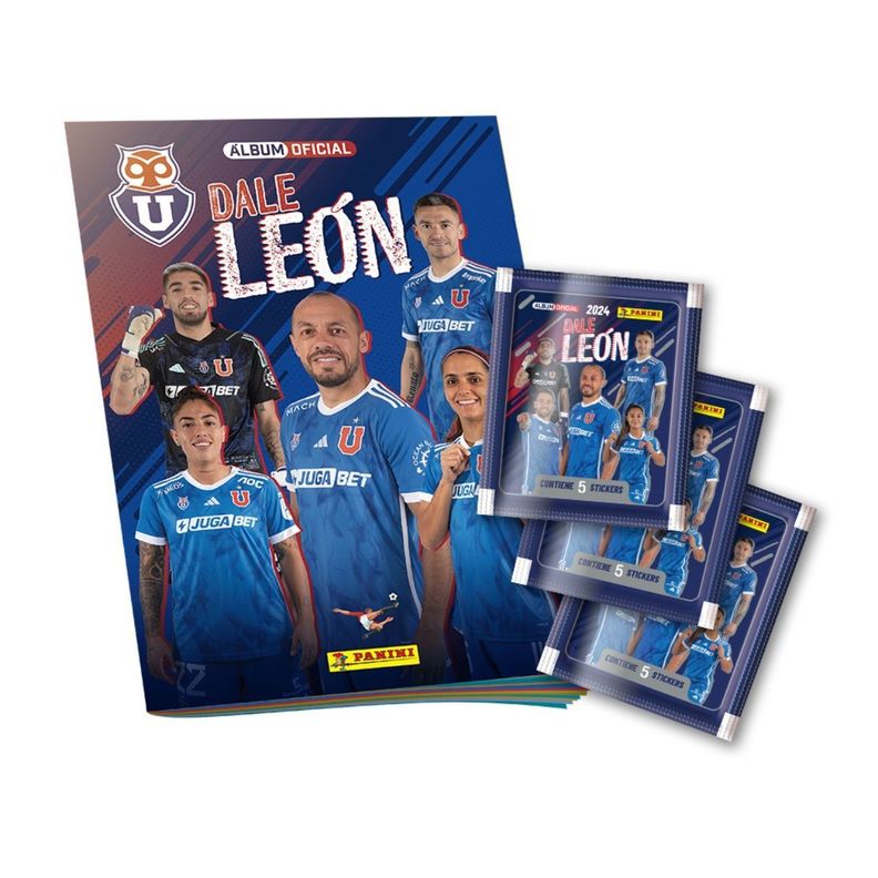 Pack Álbum + 40 Sobres Universidad De Chile - Dale León-0