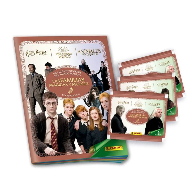 Pack Álbum + 40 Sobres Harry Potter - Las Familias Mágicas-0