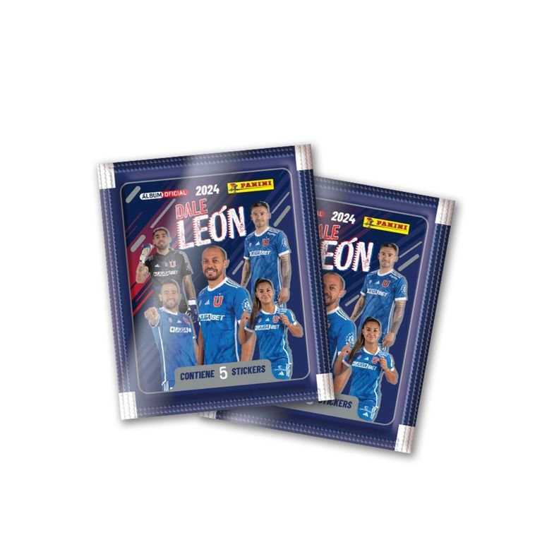 Pack 20 Sobres Álbum Universidad De Chile - Dale León-0