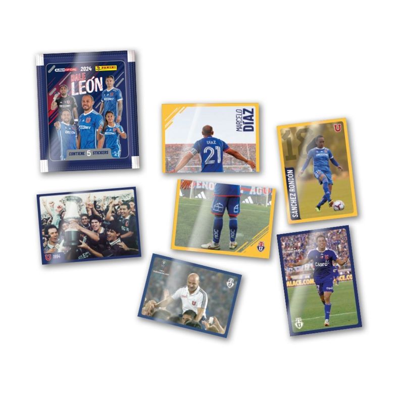 Pack 20 Sobres Álbum Universidad De Chile - Dale León-2