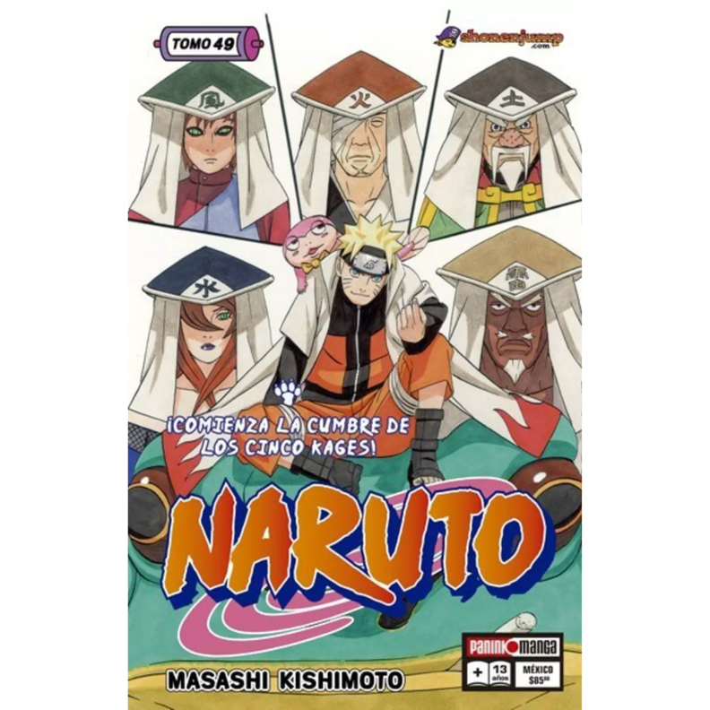Naruto N°49: Comienza La Cumbre De Los Cinco Kages-0