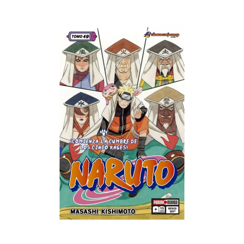 Naruto N°49: Comienza La Cumbre De Los Cinco Kages-1