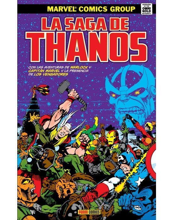 Marvel Gold La Saga De Thanos-0