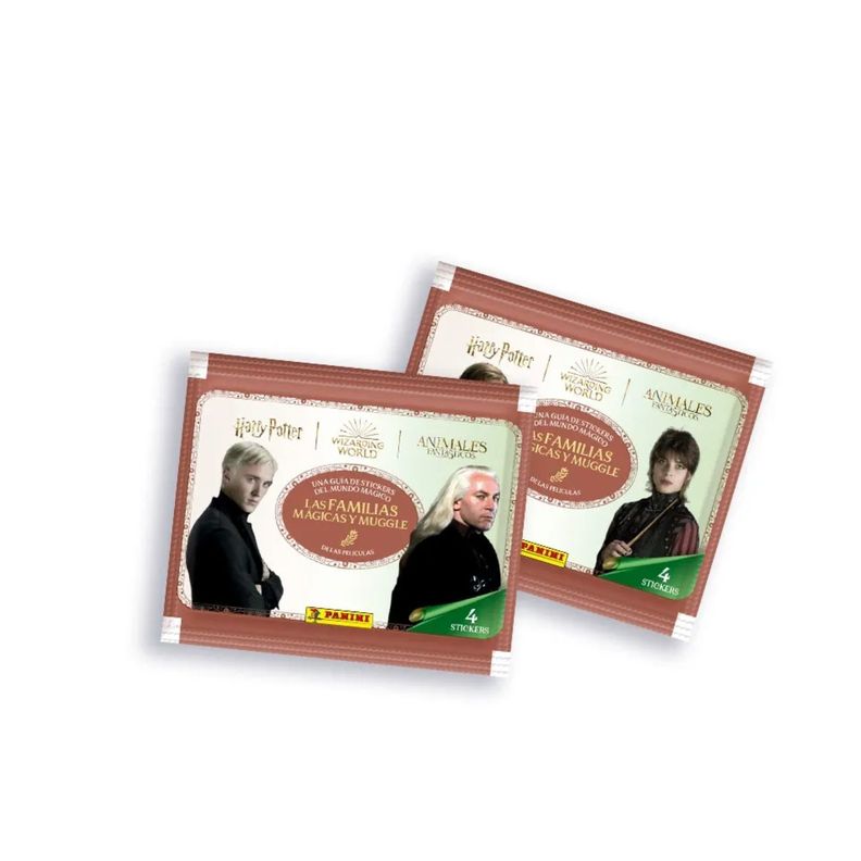 Pack 20 Sobres Harry Potter - Las Familias Mágicas-0