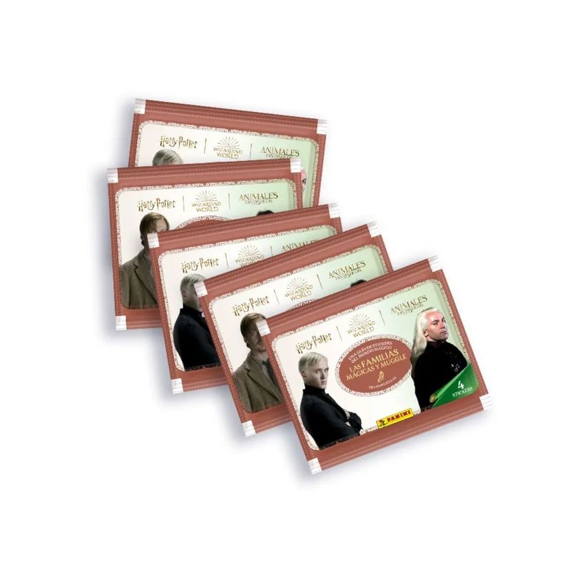 Pack 20 Sobres Harry Potter - Las Familias Mágicas-1