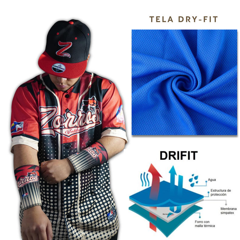Polera con botones beisbol Zulia-2