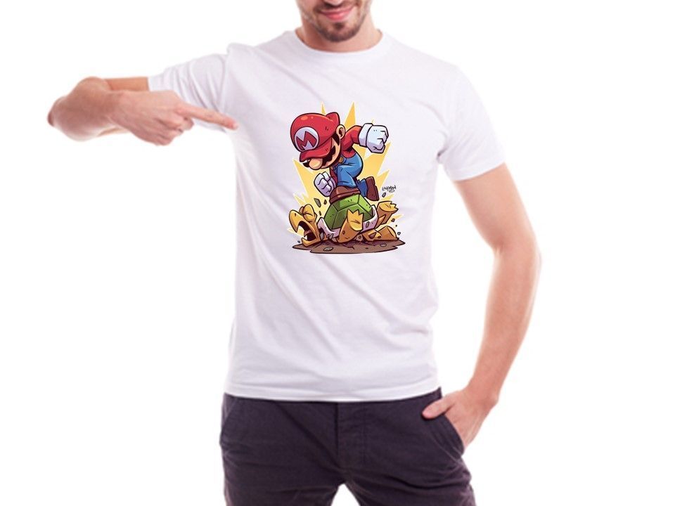 Poleras de hombre mario bros sublimado-0