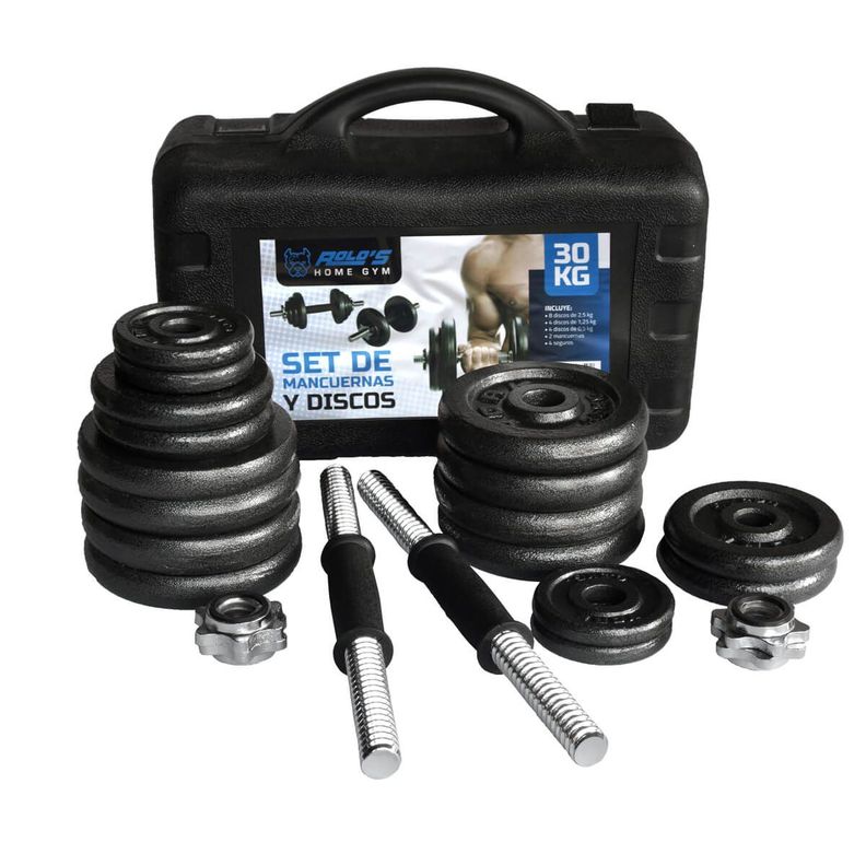 Set Mancuernas 30 Kg con Maleta-0