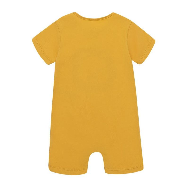 Enterito largo para recién nacidos unisex Amarillo León-1