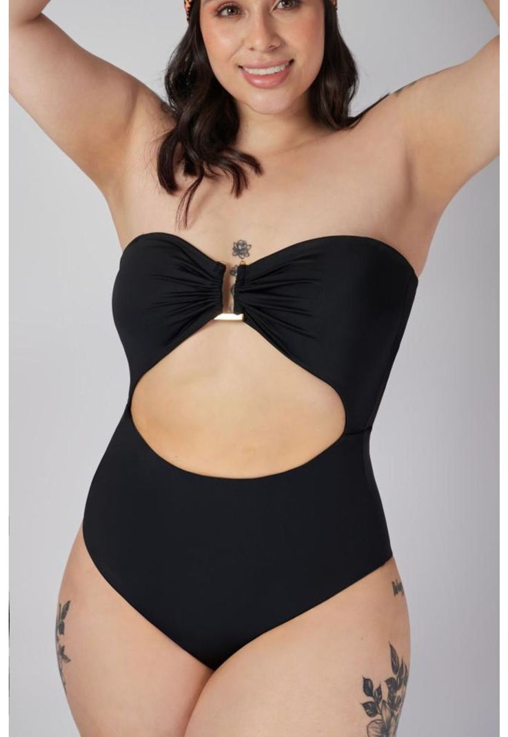 Traje De Baño Colombiano Strapless-0