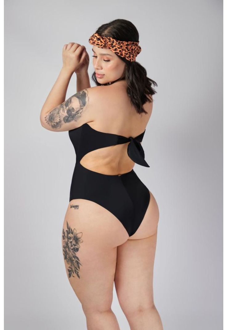 Traje De Baño Colombiano Strapless-1