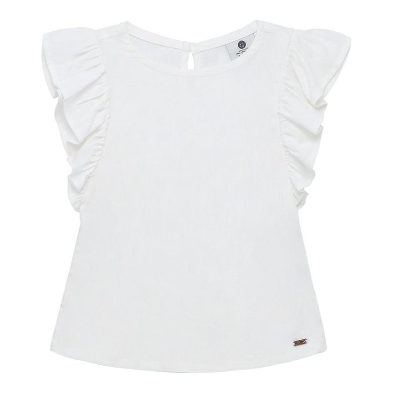 Polera manga corta con boleros para bebe nina