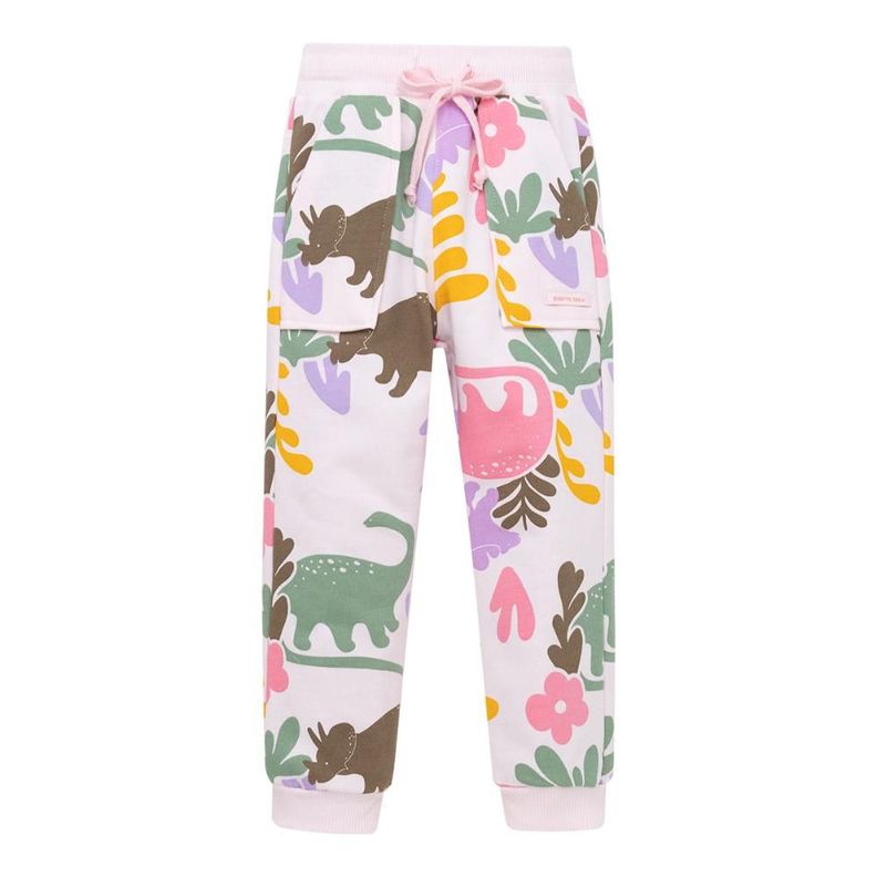 Pantalón Buzo con bolsillo para bebé niña-0