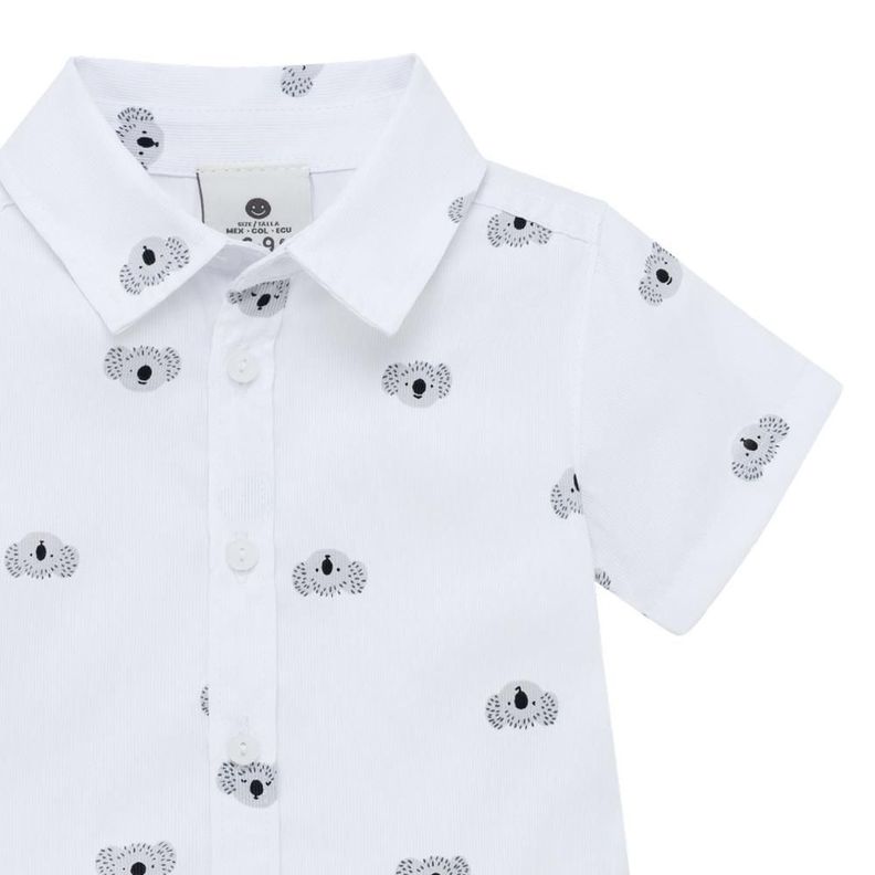 Body de camisa manga corta para recién nacido niño-2