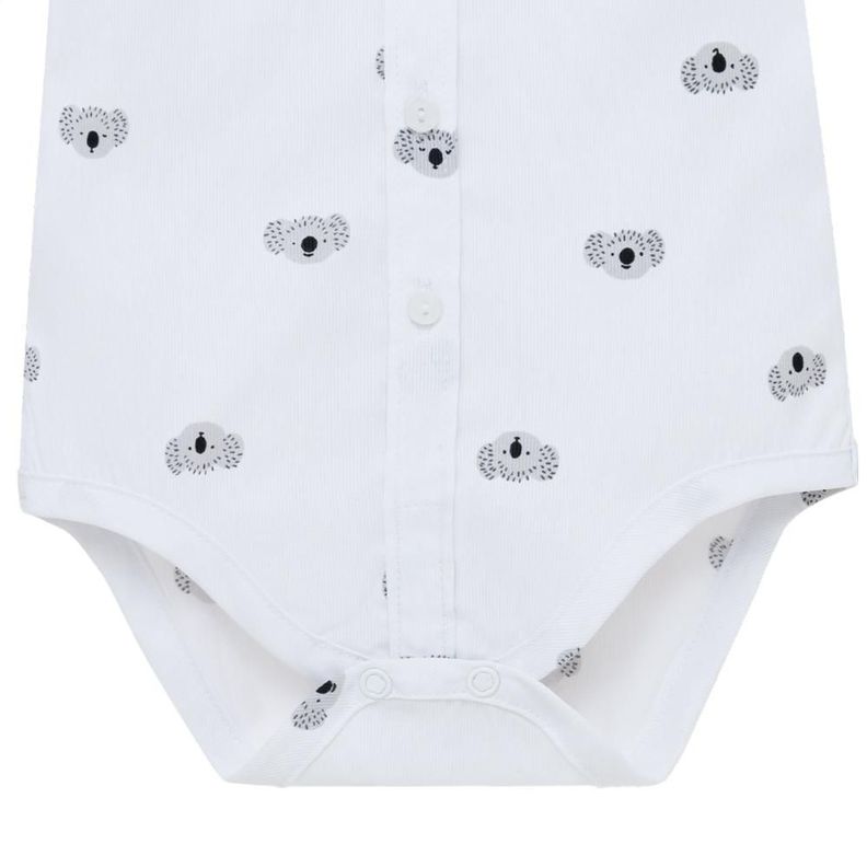 Body de camisa manga corta para recién nacido niño-3
