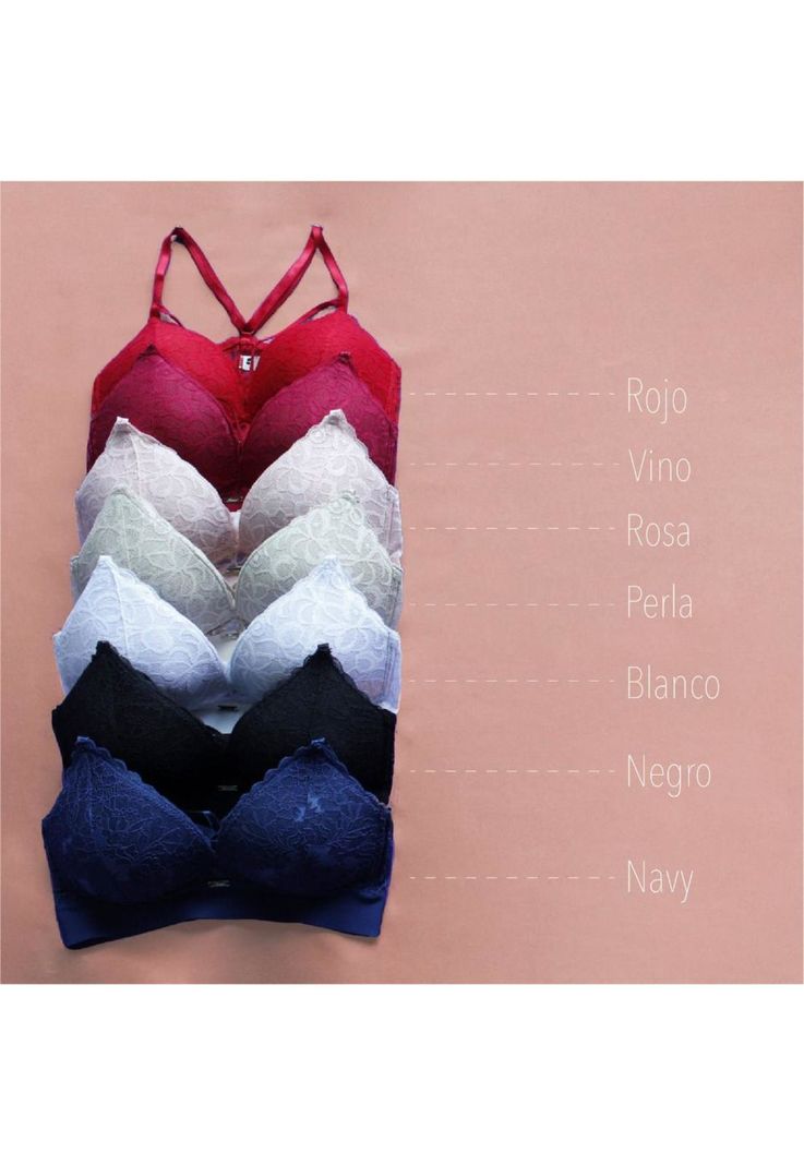 Sandalo Bralette microfibra y encaje 0618-1-3