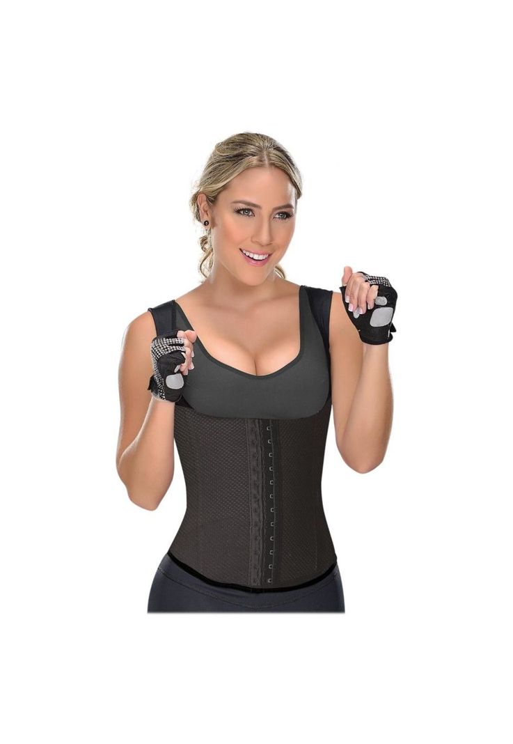 Faja Deportiva Chaleco en Látex o Waist Trainer FL-0555 MyD-3