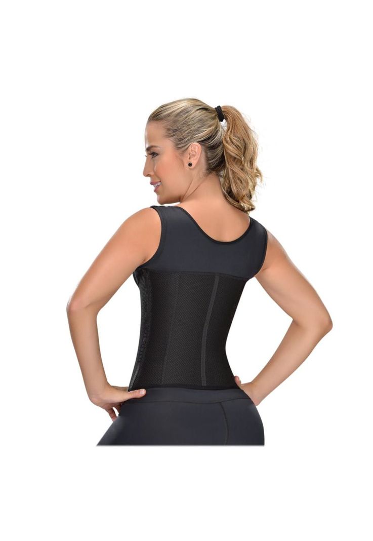 Faja Deportiva Chaleco en Látex o Waist Trainer FL-0555 MyD-4
