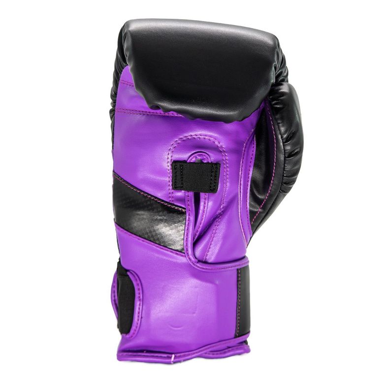 Guante De Box Muuk Pu K.O. Negro-Purpura Talla 10 onzas-4