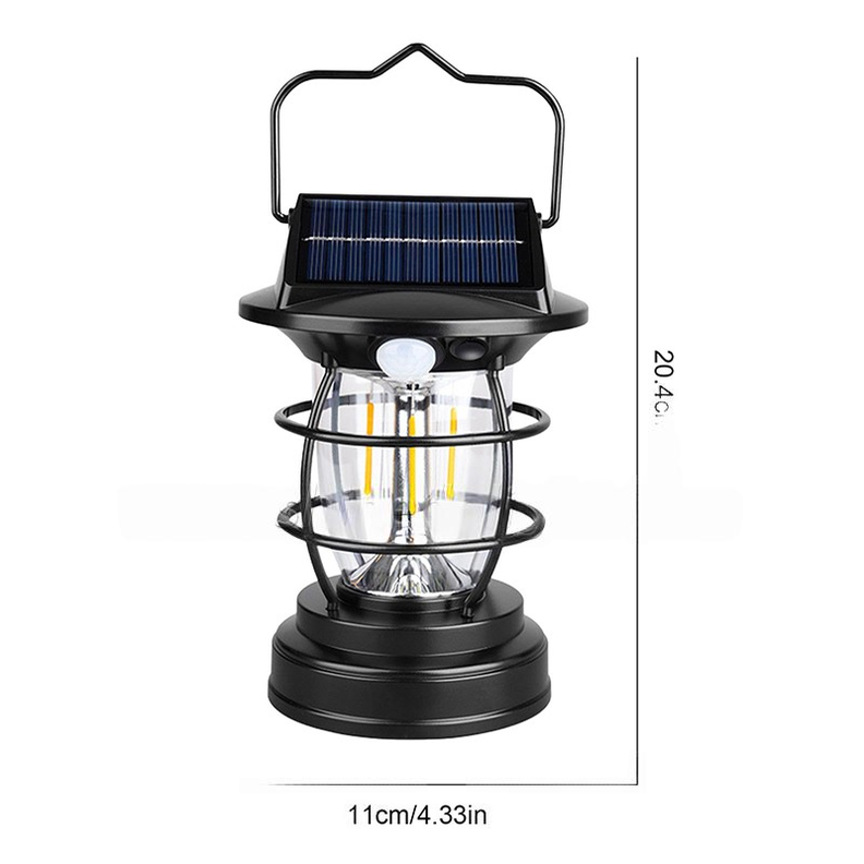 Lampara Portatil Impermeable Recarga Solar Sensor Movimiento-5
