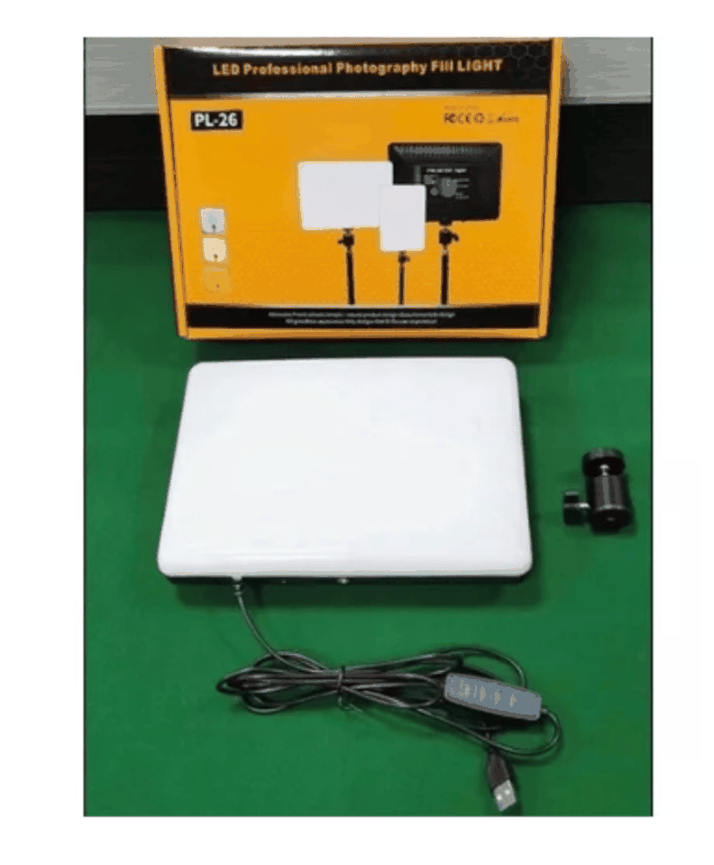 Lampara Panel Fotografico Luz Led Con Soporte Pl-26-2