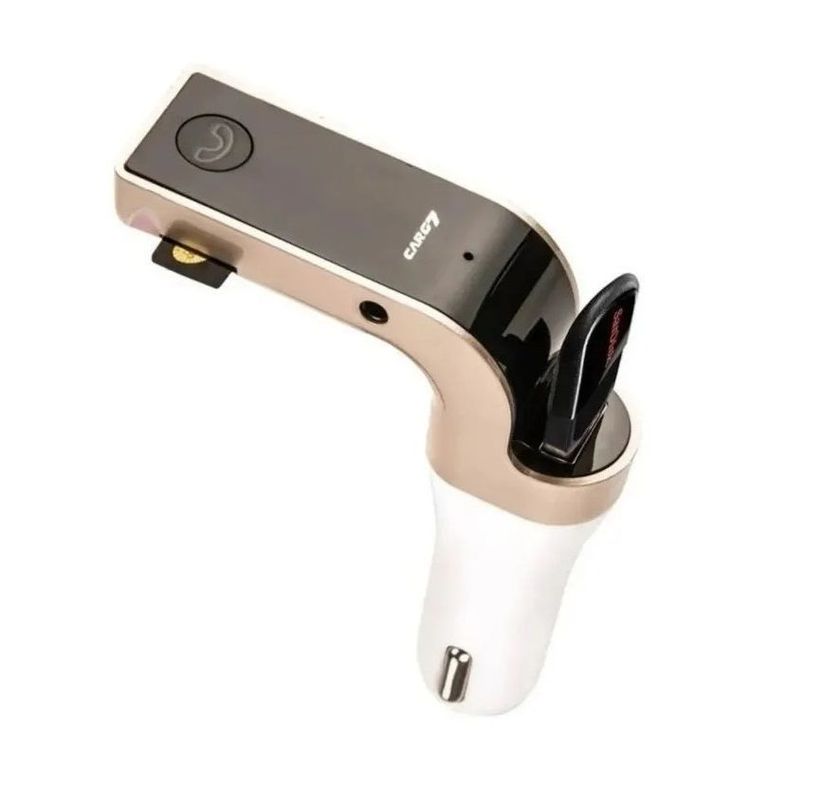 Receptor Transmisor Auto Radio Bluetooth Audio Cargador Usb-0