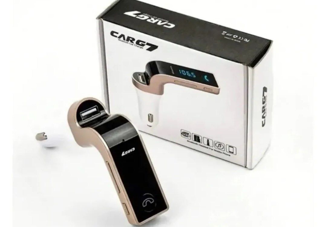 Receptor Transmisor Auto Radio Bluetooth Audio Cargador Usb-1