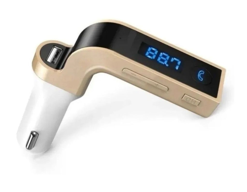 Receptor Transmisor Auto Radio Bluetooth Audio Cargador Usb-2
