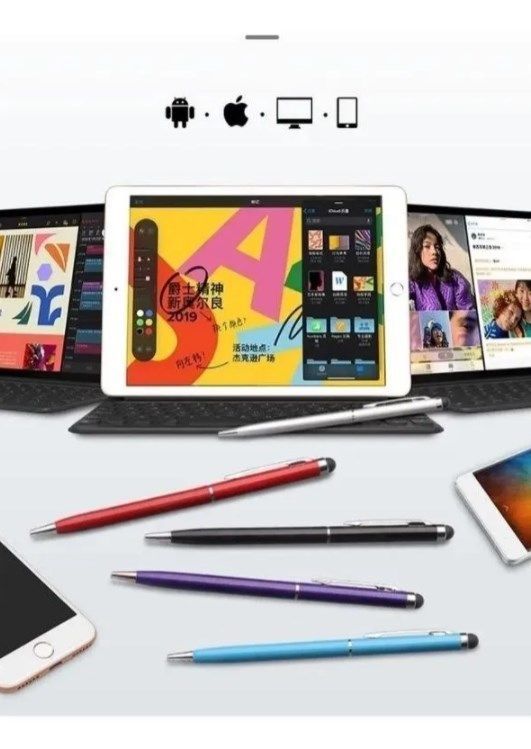 Lápiz Touch 2 En 1 Táctil Para Tablet, iPad, iPhone, Android-1