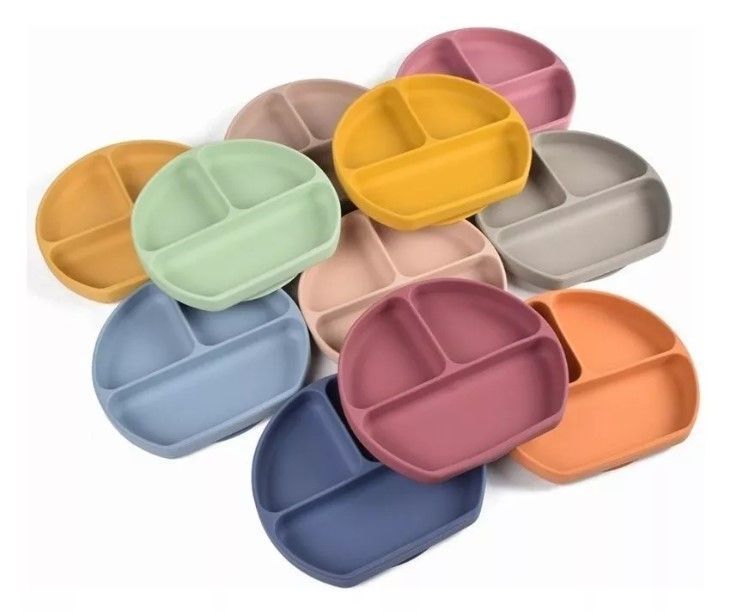 Set Comida Bebé Silicona Babero Tenedor Cuchara Va-5