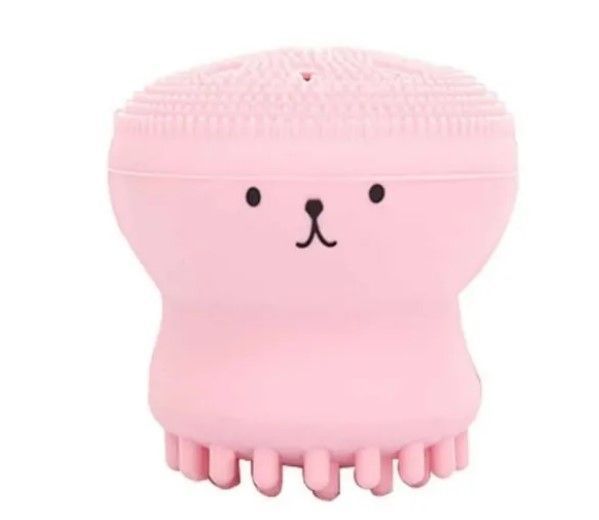 Cepillo De Limpieza Facial Pulpo Esponja Exfoliante Silicona-3
